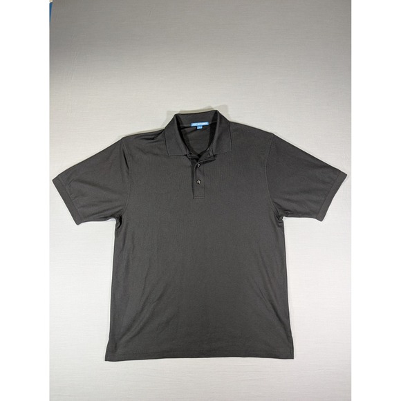 Port Authority Other - Port Authority Mens Black Short Sleeve Pique Polo Shirt Size L RN 90836